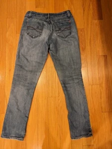 Ripped DKNY Jeans SOHO Skinny Jeans Denim Size 6R with "natural" holes - Picture 1 of 6