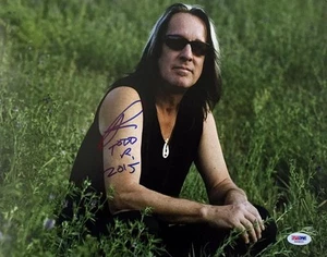 TODD RUNDGREN SIGNED HANDSIGNIERT 11x14 FOTO SEHR SELTEN PSA/DNA - Bild 1 von 3