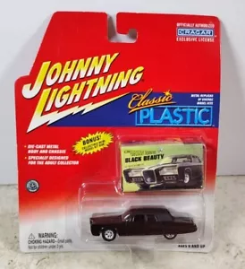 Johnny Lightning 1/64 Black Beauty Die Cast Car & Mini Model Kit Caja 2002 SELLADO - Imagen 1 de 7