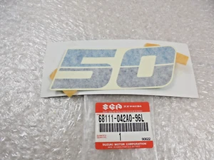 Suzuki LT50 1989-1998 Genuine Fuel Tank Decal Sticker New OEM 68111-042A0-96L - Picture 1 of 3