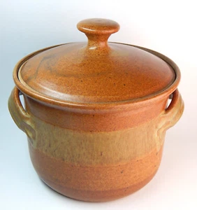 DE COLECCIÓN ARROJADO A MANO ARTISTA ESTUDIO GRES CERÁMICA TAPA PURÉ OLLA PLATO DE CERÁMICA - Imagen 1 de 19