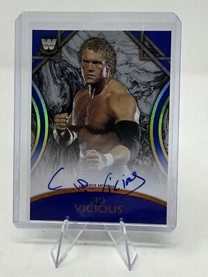 2018 Topps WWE Legends SYCHO SID VICIOUS AUTO /25 Autograph WCW ECW - Image 1 of 2