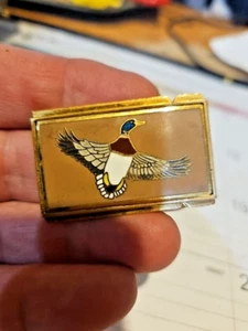 Vintage 1983 Buxton Co. Mallard Duck Insert Switch Out for Belt Buckle - Bild 1 von 6