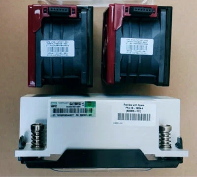 New HP DL380 G9 Gen9 Xeon CPU Kit, Heatsink 747608-001 & 2 Fans 777285-001 - Image 1 of 3