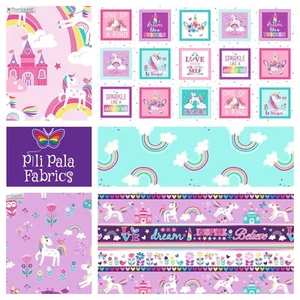 Unicorn Fabric: Unicorn Magic 100% Cotton Benartex Quilting Fabric - Picture 1 of 7