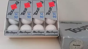 MacGregor Tourney Balata o Surlyn X-OUTS 16 palline da golf vintage nuove in originale - Foto 1 di 7