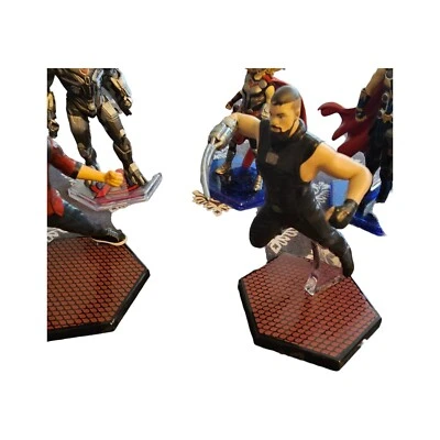 6 Figuras Disney Marvel Thor Cpt América Iron Man Ms Marvel Shang Chi Puño de Navaja Foto 1 de 4