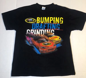 NASCAR 2008 Sprint Cup Tour T-Shirt Black - Sz LG - "Bumping Drafting Grinding" - Picture 1 of 3
