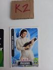 carrefour card star wars atax force topps 25 carrie fisher leia