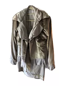 2002 Yves Saint Laurent by Tom Ford Velvet Panel Ruffle Jacket Skirt Suit F36 - Picture 1 of 11