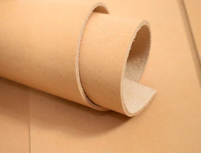 LEDERVERSAND BERLIN 1,2-1,4 mm Sattlerleder glatt natur-braun pflanzliche Gerbung Ecopelle #vid