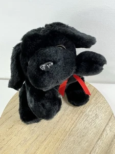 Bearington Collection Lil Jet Black Labrador Retriever 8" Stuffed Dog Plush Toy - Picture 1 of 13