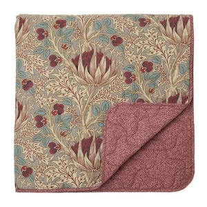 Morris & Co Alcachofa Throw Dove Gris y Vino - Imagen 1 de 2