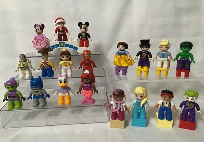 Lego duplo assorted mixed Disney character toy figures , lot of 19 - Image 1 of 4