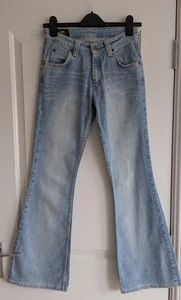 LEE 'FELTON' Premium Quality Light Blue Mid Rise Jeans Size 10 26"W 31"L - Good - Picture 1 of 14