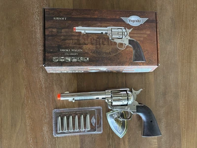 Pistola revólver Umarex Legends Smoke Wagon 6 mm CO2 BB Airsoft 335 FPS: 2275800 Foto 1 de 4