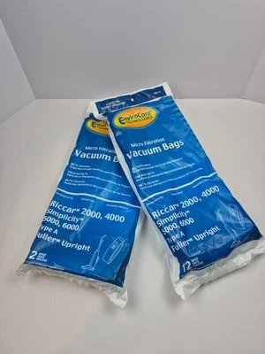 EnviroCare Riccar Type A Vacuum Bags Lot of 2 (21 Total) Micro Filtration 845-12 - Image 1 of 4