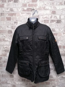 John Partridge Quilted Jacket Women’s Size Small Black Outdoors Pockets  - Picture 1 of 11