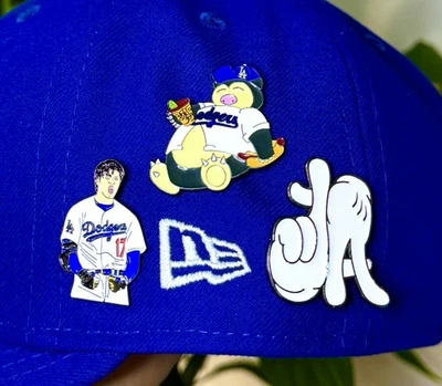 PIN COLECCIÓN LOS ANGELES DODGERS SOMBRERO/ROPA METAL ESMALTE PINS Foto 1 de 4
