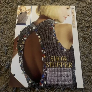 VINTAGE CREATIVE NEEDLES PATTERN - SHOW STOPPER KNITTING PATTERN IN DK YARN - Picture 1 of 6