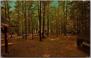 Postcard Windsor New York c1969 Tuscarora Boy Scout Camp Summit Lake Boats - Bild 1 von 2