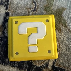 Nintendo Switch Mario Question Block Power A 12 Game Holder - Picture 1 of 3