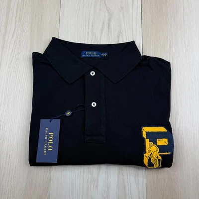 Polo Ralph Lauren Mens Black Short Sleeve Golf Pony Logo Polo Shirt Size 2XB NWT - Image 1 of 4