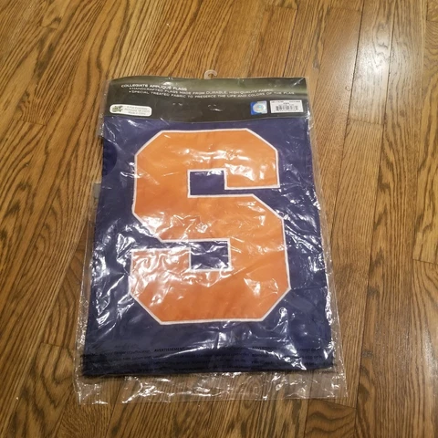 Syracuse Orange NEW LOGO 2-sided GARDEN Window Flag Outdoor Banner University Cover