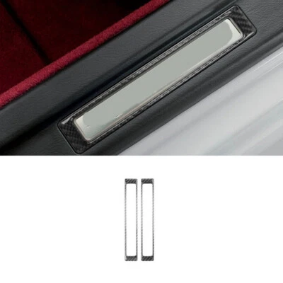 Cubierta de panel de umbral de puerta de fibra de carbono 2 piezas para Honda S2000 2004-2009 Foto 1 de 4