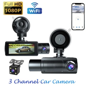 1080p HD Vision Wide Angle Traffic Recorder, Video Dash Cam Front Rear Dual-Lens - Picture 1 of 13