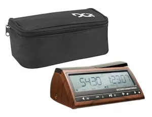 Temporizador de Ajedrez Digital MADERA Look DGT 3000 Edición Limitada Reloj FIDE con BOLSA - Imagen 1 de 3