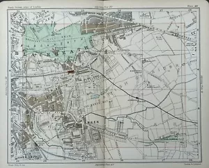 1900 Blackheath Lee Green Antique London Street Plan by George Philip - Picture 1 of 3