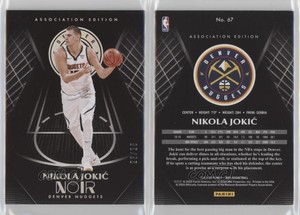 2019-20 Panini Noir Association Edition Holo Silver /25 Nikola Jokic #67