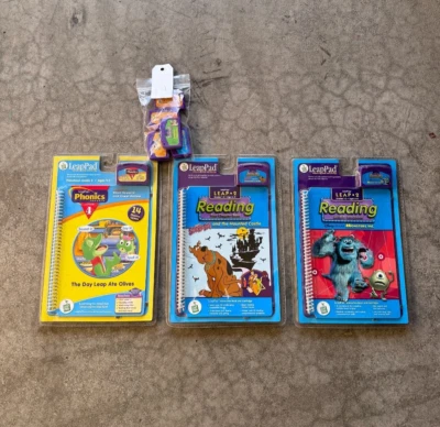 NEW SEALED Leap Frog Leap Pad Booklets w/ Cartridges Pre-Grade 1-4 Leap 1-4 Lot - Image 1 of 4