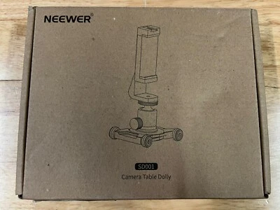 NEEWER Camera Slider Dolly Tabletop Dolly Manual Skater with Ball Head & Clamp - Image 1 of 4