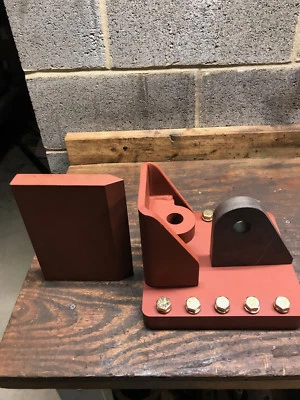 Log Splitter Slide Wedge Push Plate hydraulic cylinder Mount 6-1/2" beam - Image 1 of 4