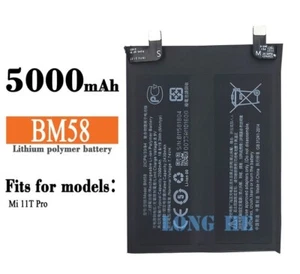 BATTERIA BM58 PER XIAOMI MI 11T PRO 2107113SG 25000 mAh QUALITA' ORIGINALE 2025 - Foto 1 di 2