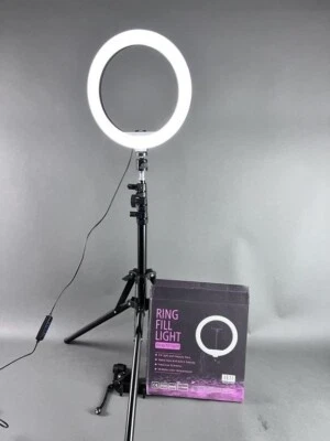 NIB Comeby 10" Ring Fill Light w/stand - Image 1 of 4