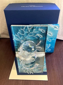 Swarovski Wonders of the Sea ETERNITY Turtle Coral Crystal Figurine w/Box, COA - Picture 1 of 24