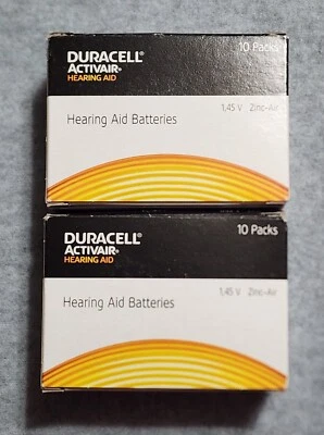 Baterías para audífonos Duracell Activair: tamaño 13 80 baterías caducan: 01/2025 Foto 1 de 4