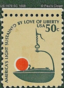 US 1979 SC 1608 "IRON BETTY" LAMP 50¢ MINT NO GUM F/VF - Picture 1 of 2