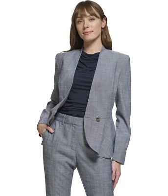 /LX077/ Chaqueta Tommy Hilfiger Peplum Gris Talla 16 $159 Foto 1 de 4