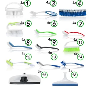 Spülbürsten Set- Abwaschbürsten Set Geschirrbürste Tassenbürste Langkopfbürste - Bild 1 von 50