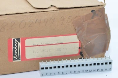 18-polige Schraub-Anschlussklemme von Lumberg Serie KRE 18, 4 mm², 5.0 / 5.08 mm - Image 1 of 4