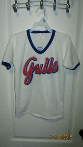 Vintage 80's Salt Lake City Gulls KSL 5 TV Youth L Shirt Pacific Coast Baseball - Bild 1 von 12