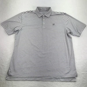 Peter Millar Summer Comfort Polo Shirt Mens Extra Large Striped BM GOLF & CC - Picture 1 of 8