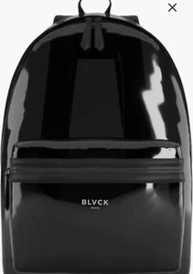 Blvck Liquid Backpack Men's Transparent PVC Saffiano Leather Straps FREE SHIPPIN - Picture 1 of 16