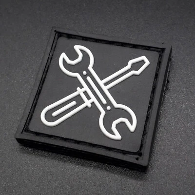 URSUZ Mini PVC Patch Abzeichen Ranger Eye Werkzeug Tools Ausrüstung Klett EDC 2,5cm