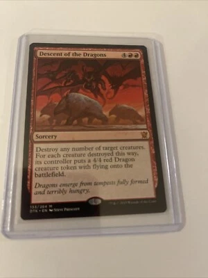 MTG - Descent of the Dragons - Dragons of Tarkir - LP, English Magic FLAT RATE S - Image 1 of 2
