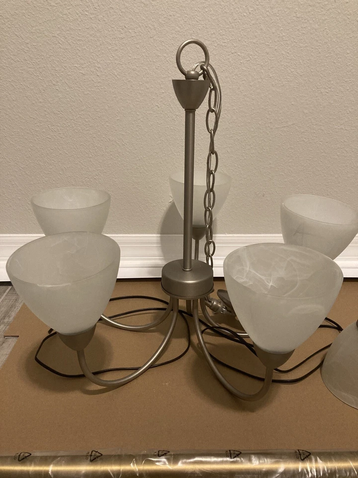 Thomas Lighting 190006117 5 Light Up Lighting Chandelier - Nickel - Image 1 of 1